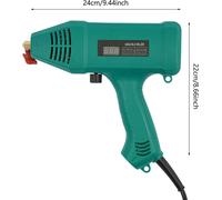 Soudeuse manuelle - Soudeuse à onduleur - Puissance 3000 W - Réglable de 20 à 200 A - Portable pour la maison et le bricolage - Fonctions de sécurité - Verte
