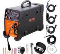 Soudeuse MIG 200 ampères MIG LIFT TIG Arc Welder 3 en 1 Soudeuse Machine à souder 220 V Soudeuse TIG Lift ARC Welder MMA Stick IGBT DC Inverter Welder Affichage numérique Machine à souder combinée