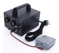 Soudeuse par points à batterie - Soudeuse par points à pédale - 6700 W - 40-100 A réglable - Impulsion 0-100 s - 0,08-0,25 mm - 220 V, prise européenne - Noir