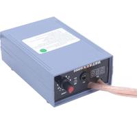 Soudeuse par points pour batteries - Spot Welder - 5000 W - 220 V - Pour bandes de nickel 18650 - Courant réglable - 15×9,5×5 cm - Gris/Blanc