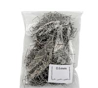 Soudeuse Plastique Outils de soudage du plastique, Kit d'outils réparation automobile, soudeur 0.6/0.8mm pour, clous thermofusibles spéciaux, 300 pièces, fournitures machines(C)