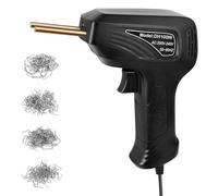 Soudeuse Plastique Pistolet de soudage plastique deuxième génération, découpe thermique, clous plantation, fissures, DH100W(Black)