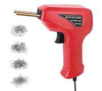 Soudeuse Plastique Pistolet de soudage plastique deuxième génération, découpe thermique, clous plantation, fissures, DH100W(Red)