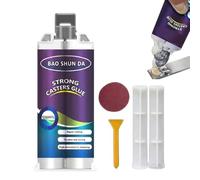 Soudure à Froid Metal, Magic Welding Glue 90g AB Glue, Colle Métal Extra Forte Bi-Composant, Soudure a Froid Aluminium, Colles Époxy Métal, pour Réservoirs De Carburant, De La Plomberie (1 Set)