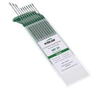 Soudure TIG, électrodes en tungstène, tungstène pur, 1/16" x 7", paquet de 10