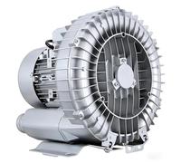 Soufflante Régénérative 550W~1500W, Fonction Double Souffler/Aspirer | Débit d'air de 85-550 m³/h, 2980 tr/min, boîtier en aluminium pour aération, extraction de poussière et transfert(220V,1100W)