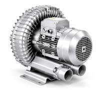 Soufflante régénérative pour aération de bassin et élevage de poissons | Pour bassins et élevages de poissons, alimente les diffuseurs en air; vérifiez débit, profondeur et tuyauterie.(110V,1.5HP)