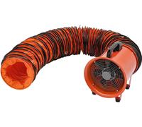 Soufflerie d'air 320 W, autonome, 2800/3300 tr/min, moteur en cuivre pur, 220 V 50-60 Hz, 10 m de tuyau de canalisation en PVC, orange