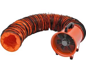 Soufflerie d'air 320 W, autonome, 2800/3300 tr/min, moteur en cuivre pur, 220 V 50-60 Hz, 10 m de tuyau de canalisation en PVC, orange
