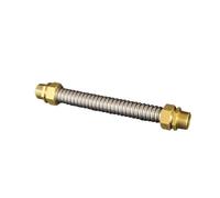 Soufflet métallique 304 inox clim central | 1/2-1 DN15-25 double fil extérieur kit(6 points 80cm)