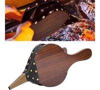 Soufflet pour briquet à bois - Soufflet pour barbecue de camping, foyer extérieur, poêle à bois - 15,7 x 7 pouces