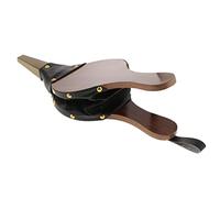 Soufflet pour poêle à bois, souffleur d'air à bois - Souffleur de cheminée avec sangle de suspension, buse en métal, excellent outil pour cheminée, foyer, poêle à bois, barbecue, camping en plein air