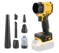 Souffleur à air sans fil, 85 000 tr/min, 2-en-1, compatible avec Dewalt 18/20V, couleur jaune