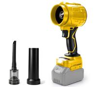 Souffleur à batterie et aspirateur à main 2-en-1, 4 vitesses, avec LED, compatible avec Dewalt 20V