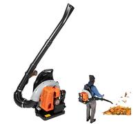 Souffleur à essence 63 cc à 2 temps, vitesse réglable, 0,3 m³/s | Souffleur arrière à essence 3,6 CV 2,7 kW avec réservoir de 1,8 l pour l'entretien de la pelouse, le nettoyage des feuilles