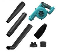 Souffleur à feuilles sans fil compatible avec batterie Makita 18 V (sans | Souffleur à batterie 300 W 13 000 tr/min pour jardin, feuilles, neige