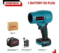Souffleur à feuilles sans fil - Kit batterie 928VF - Moteur sans balais - 2000 W - Vitesse de l'air 200 m/s - Mode turbo - 1 batterie incluse - CE