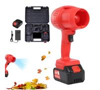 Souffleur à feuilles sans fil, turbo, 22 x 14,5 cm, vitesse variable avec batterie et chargeur, matériau compact pour pelouse, allée, terrasse, jardin, camping, neige, voiture, ordinateur