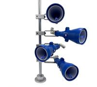 Souffleur À Lame D'air Rotatif, Lame D'air Soufflage Poussière Industrielle | Pression Purge 4,0Bars, Buse Rotative Réglable 360°, For L'élimination L'eau, Dépoussiérage, Ligne Production(4-head)