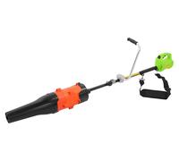 Souffleur à main - 2 en 1 : souffleur à feuilles et balai-aspirateur - Fonctionnement sans fil, sans batterie - Idéal pour le nettoyage et les travaux de bricolage - Prise européenne - Noir