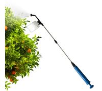 Souffleur à poudre - Pulvérisateur de jardin avec tige télescopique | Pulvérisateur push-pull pour terre de diatomée avec flacon de 250-500 ml et réservoir transparent | Distribution manuelle uniforme