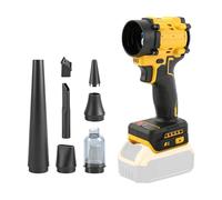Souffleur à poussière sans fil pour Dewalt 18/20 V, aspirateur à main 2 en 1 sans balai 85 000 tr/min avec vitesse réglable et 5 buses pour la voiture, la maison, le bureau, la cuisine (sans batterie