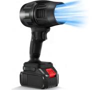 Souffleur à turbine électrique - Miniature - 800 W - 30 000 tr/min - Souffleur à turbine à main - Déblayage de l'air et de la neige - Idéal pour souffler les feuilles mortes, la poussière et la neige.