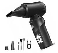 Souffleur Air Comprimé, 200000 RPM Mini Souffleur Sans Fil Puissant | 3 Vitesses Soufflette Electrique, Souffleur Portable pour Auto, Clavier, Barbecue