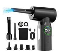Souffleur Air Comprimé,Plumeau à Air éLectrique,7500mah Batterie,Rechargeable Par Usb,Pour Pc Duster Pour Nettoyage Pc