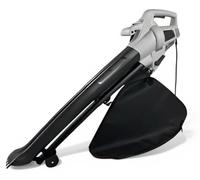 Souffleur-aspirateur-broyeur électrique de 3 000 watts avec sac de ramassage de 35 litres.