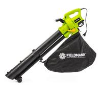 Souffleur aspirateur broyeur électrique FIELDMANN FZF 4005-E - 3000 W - Vitesse d'air 270 km/h réglable - Sac 45 L - Noir/Vert