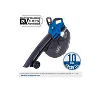 Souffleur Aspirateur de feuilles Scheppach BC-BLV720-X 40V (2x20V) 45 L brushless