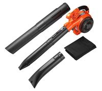 Souffleur, aspirateur et broyeur de feuilles 3-en-1, 26cc, sac de récupération de 50 litres