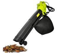 Souffleur Aspirateur Et Broyeur De Feuilles 3-En-1 De 3000W,Jardin Avec Grand Sac Ramassage 40L CâBle 3M,Souffleur éLectrique Portatif LéGer Pour DéBris Pelouses,Patios,GouttièRes,AlléEs,Cours(120*110