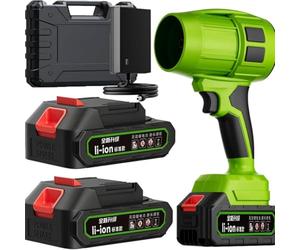 Souffleur Batterie, Seese Pro Le Souffleur sans Fil Ultra Puissant,Souffleur à Feuilles sans Fil avec Batterie,pour Nettoyage De ExtéRieur,Cour,Terrasse,Voiture