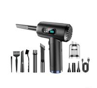 Souffleur d'Air Électrique 3 Vitesses LED Nettoyage PC(Single blowing) | 6000mAh, charge rapide USB-C, autonomie 30 min, usage fil prolongÃ©