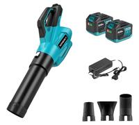 Souffleur d'air électrique, puissance de 2000 W, vitesse réglable, kit comprenant 2 batteries