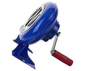 Souffleur d'Air Portatif 120W en Fer, Prise en Main confortable | Débit d'Air Contrôlé, sans Alimentation Électrique, pour Charbon et Petit Bois, Jardin, Camping