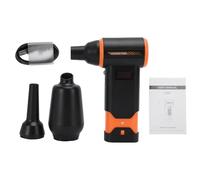Souffleur d'air portatif Turbo Fan 4 Vitesses réglables Batterie Jet Fan Moteur sans balais 130 000 TR/Min Sèche-Voiture Outil de Nettoyage de Clavier Plumeau à air comprimé pour