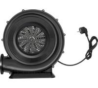 Souffleur d'air pour château gonflable - Ventilateur centrifuge - 220V 370W - Débit d'air 340 m³/h - Pression maximale 1250 Pa - Niveau sonore 80 dB - Prise européenne - Noir