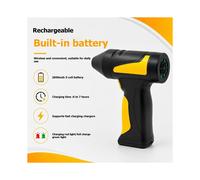 Souffleur D'Air Sans Balai 140W Rechargeable avec Jet de Ventilateur Turbo à 130000RPM pour le Nettoyage de Voiture, PC, Clavier