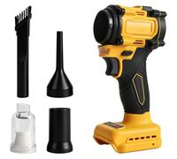 Souffleur d'air sans fil 2-en-1, 20 000 tr/min, compatible avec Dewalt 18/20V, sans batterie