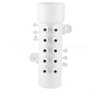 Souffleur d'air spa 10 ports collecteur PVC 1,5" raccord avec clapet anti-retour pour jet bulle blanc