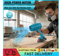 Souffleur d'air Turbo sans fil sans balais 36000RPM, dépoussiéreur électrique haute puissance, pour le nettoyage de voitures, d'ordinateurs et de maisons, compatible avec les batteries Makita 18V/21V
