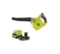 Pack RYOBI Souffleur d'atelier R18TB-0-18V One+ - 1 Batterie 2.0Ah - 1 Chargeur Rapide RC18120-120