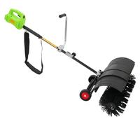 Souffleur de feuilles 1300W - 2-en-1 : souffleur de feuilles et balai-aspirateur - Fonctionnement sur batterie - 9000 tr/min - Largeur de travail de 55 cm - Sac d'accessoires - Noir