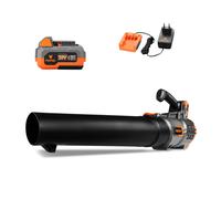 Souffleur de feuilles à batterie 20V FUXTEC FX-E1LB20 - set avec 1 batteries 4Ah et chargeur 2,4A