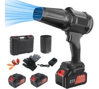 Souffleur de feuilles à batterie Turbo, 2 x 21 V, 3000 mAh, 52 m/s, sans fil