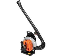 Souffleur de feuilles - À dos Essence - 63 cm³ - Moteur 2 temps - 2,7 kW - 6800 tr/min - Vitesse réglable - Démarrage manuel