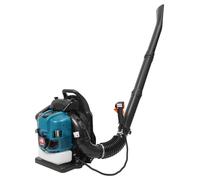 Souffleur de feuilles à dos – Souffleur de feuilles à essence – Moteur 4 temps – 75,6 cm³ – 2,6 kW – Réservoir de carburant de 1,9 litre – Couleur : bleu
